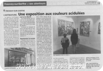 Une exposition aux couleurs acidulées de Les Alpes mancelles