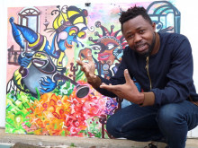 Dady Nkanga Yafu à la L'arTmature - Galerie d'Art Contemporain